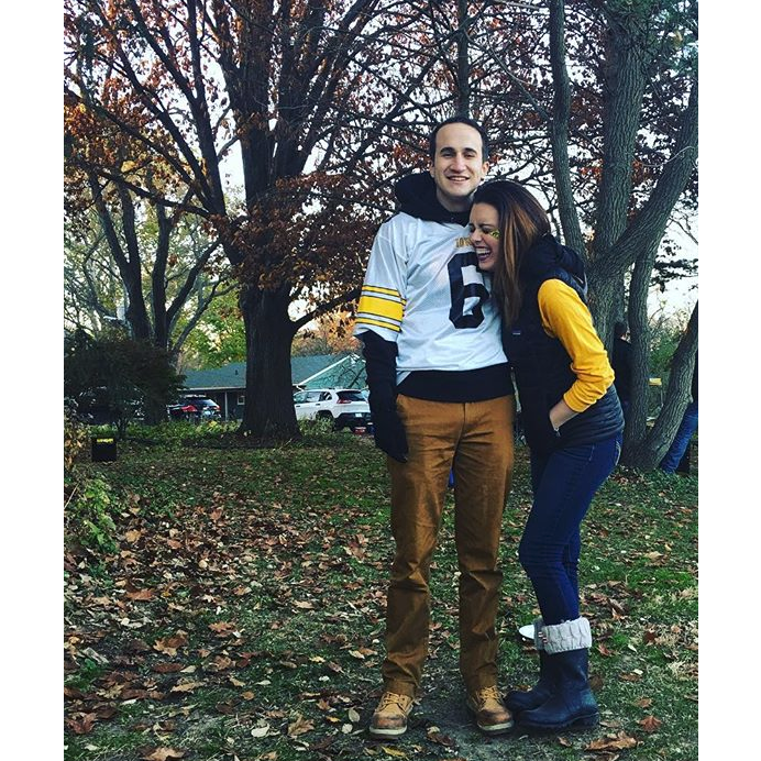 Tailgating before an Iowa Hawkeye football game. 2016