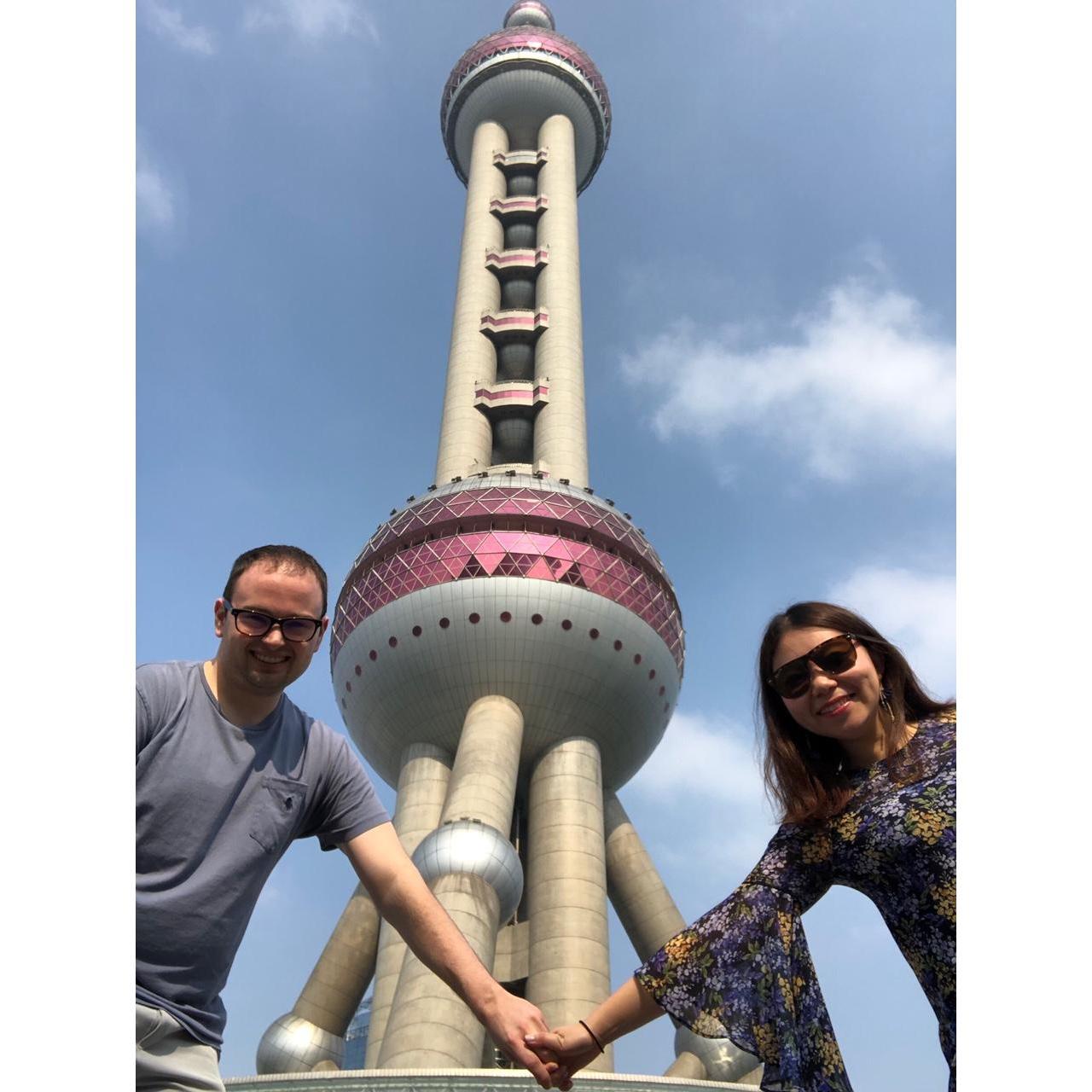 Jia and Wayne in Shanghai China