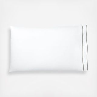 Spencer Border Pillowcase, Set of 2