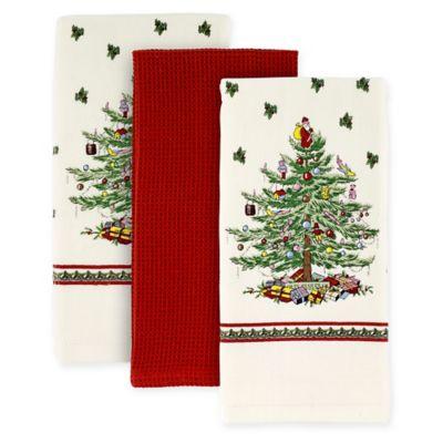 Spode® Christmas Tree by Avanti Kitchen Towels (Set of 3)
