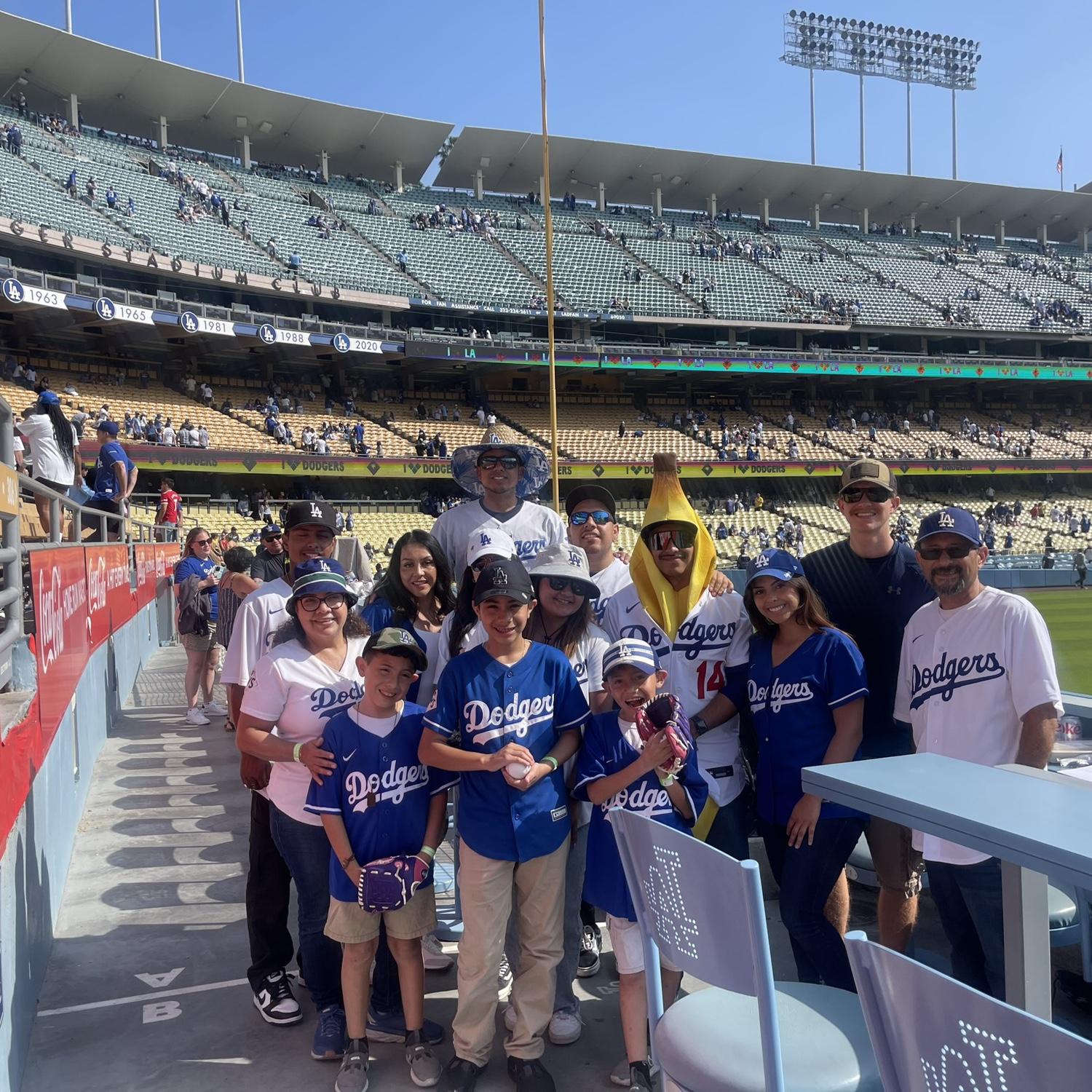First family dodger game
