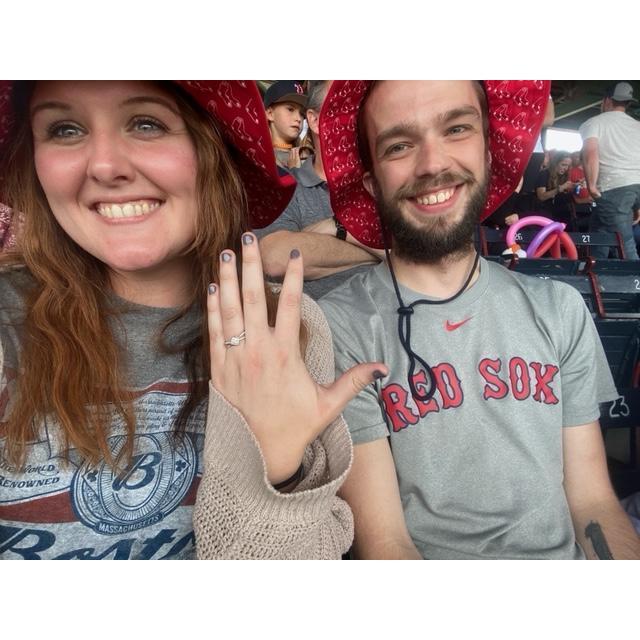 Right after the "Will you Marry Me?"