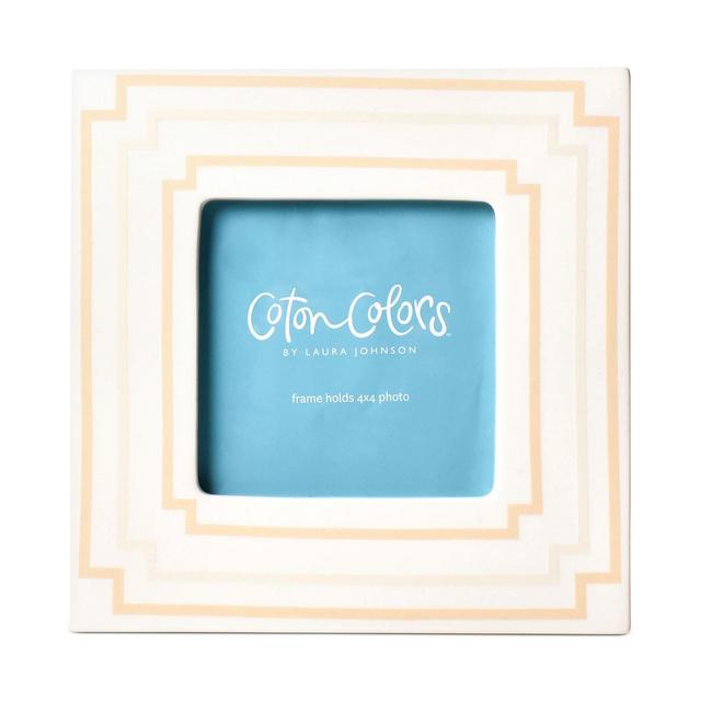 Coton Colors by Laura Johnson Blush Notch Square Frame