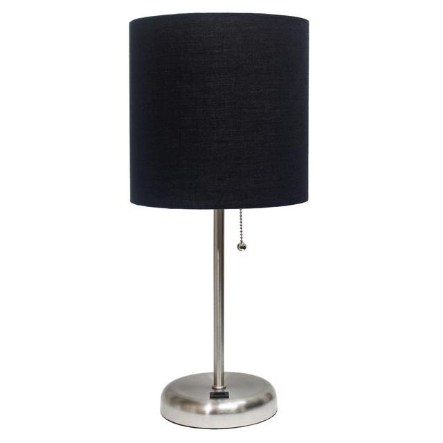 Limelights Stick Lamp With Usb Charging Port in Black