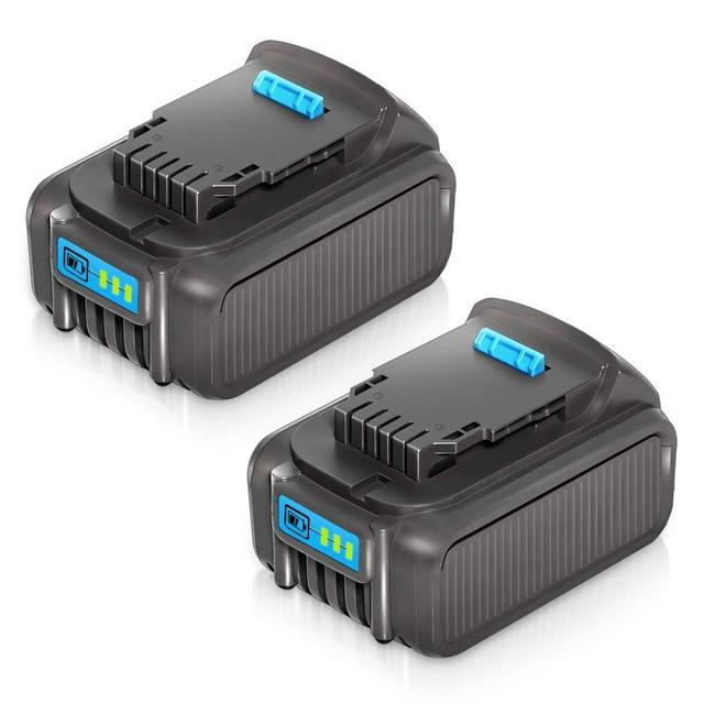 LiBatter 2Pack 20V MAX 6.0Ah Lithium Ion Premium Battery for DEWALT DCB204 DCB205 DCB206 DCB205-2 DCB200 DCB180 DCD985B DCD771C2 DCS355D1 DCD790B