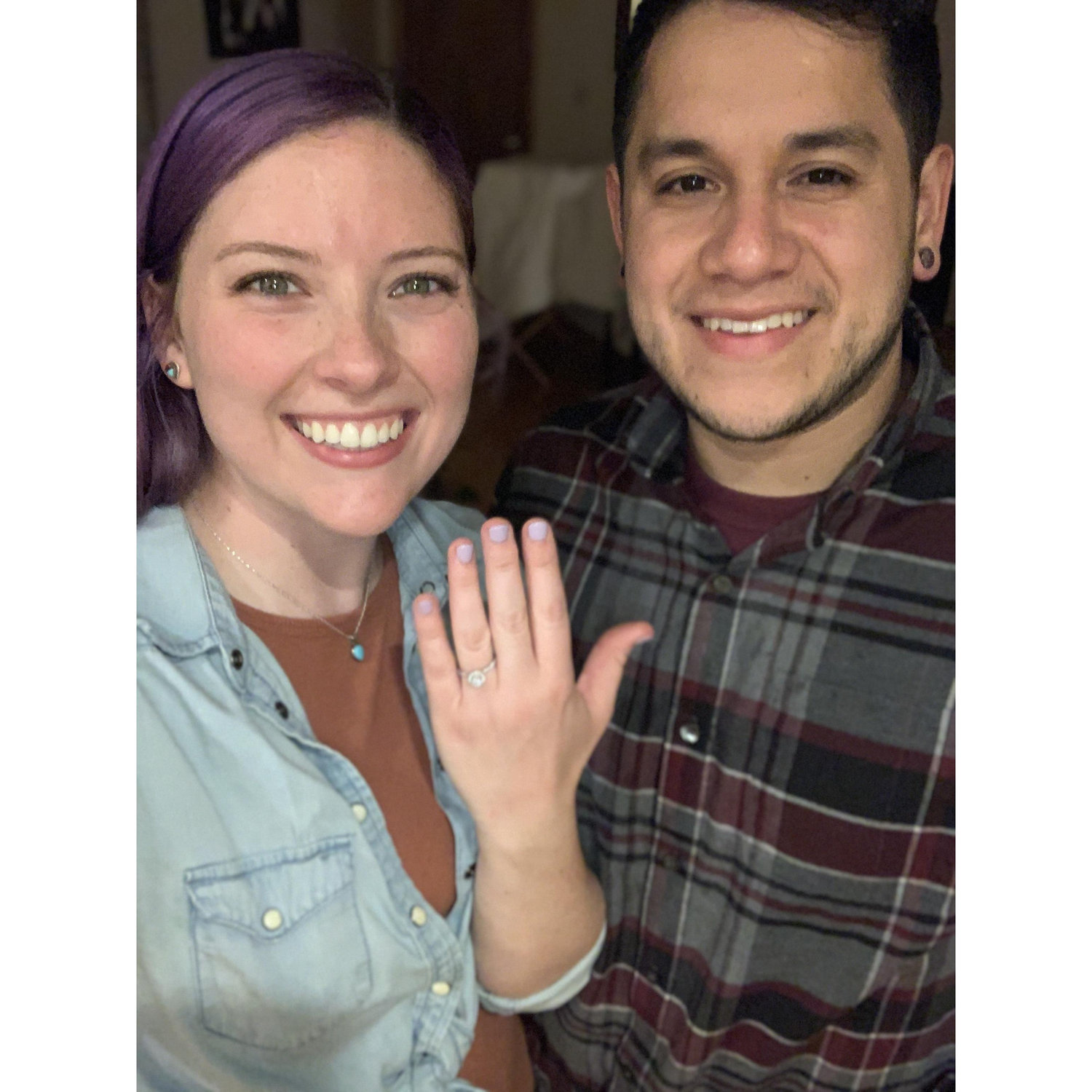 We're engaged!