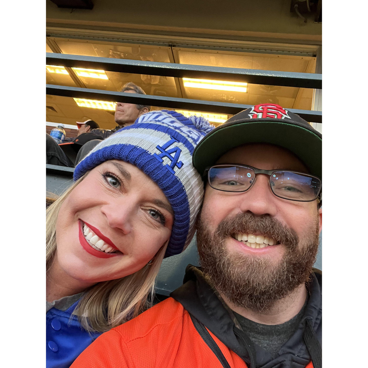 We are a house divided but LOVE when the Dodgers come to town