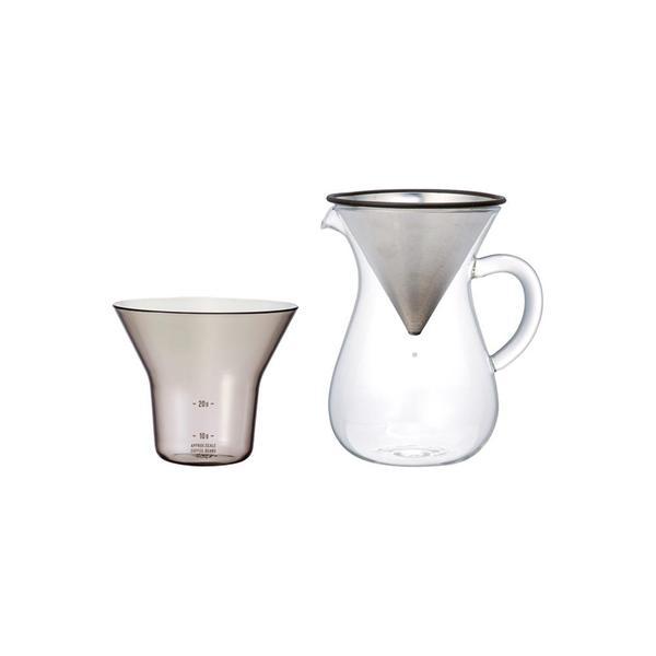 SCS coffee carafe set 300ml / 20oz stainless steel