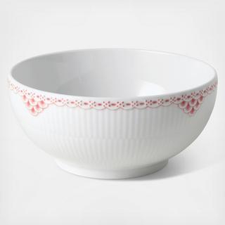 Coral Lace Serving Bowl
