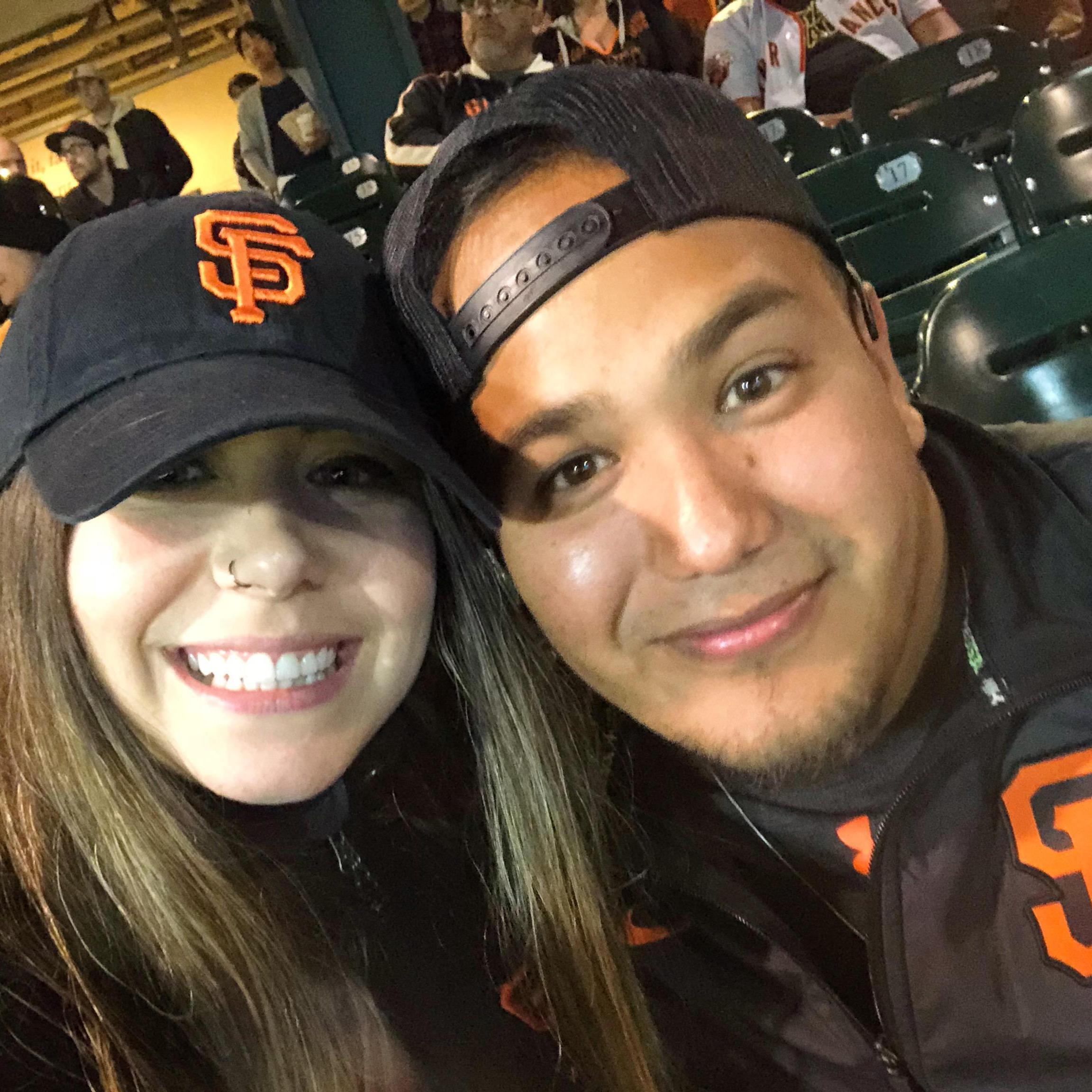 Giants game together!