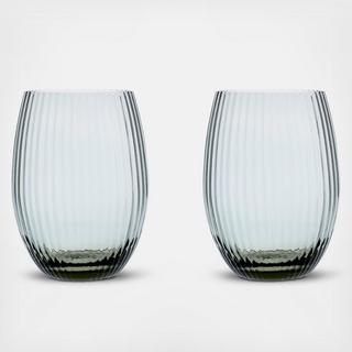Quinn Optic Tumbler, Set of 2