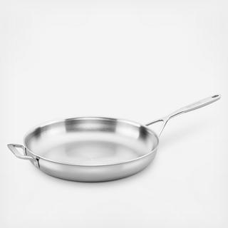 5-Plus Stainless Fry Pan with Helper Handle