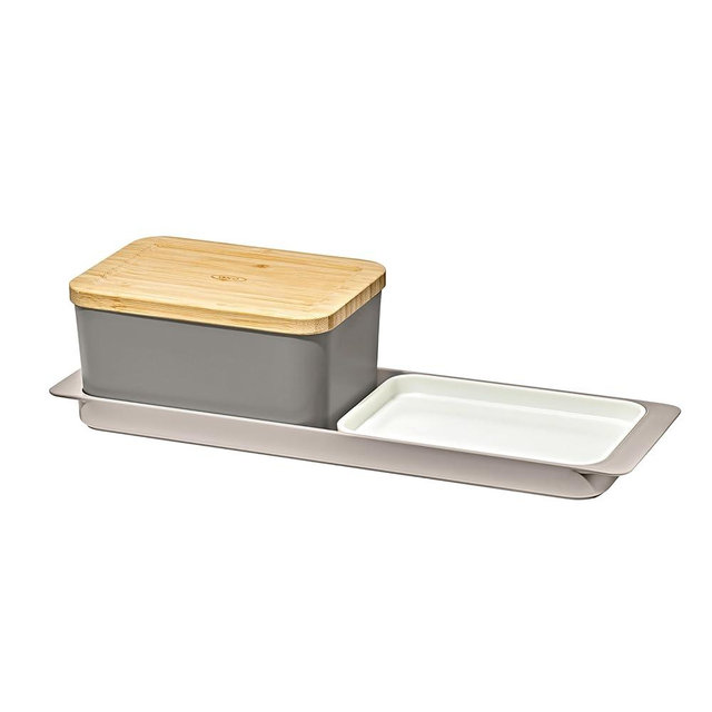 OXO 3-Piece Countertop Organizer Set, Kitchen Countertop Organizer