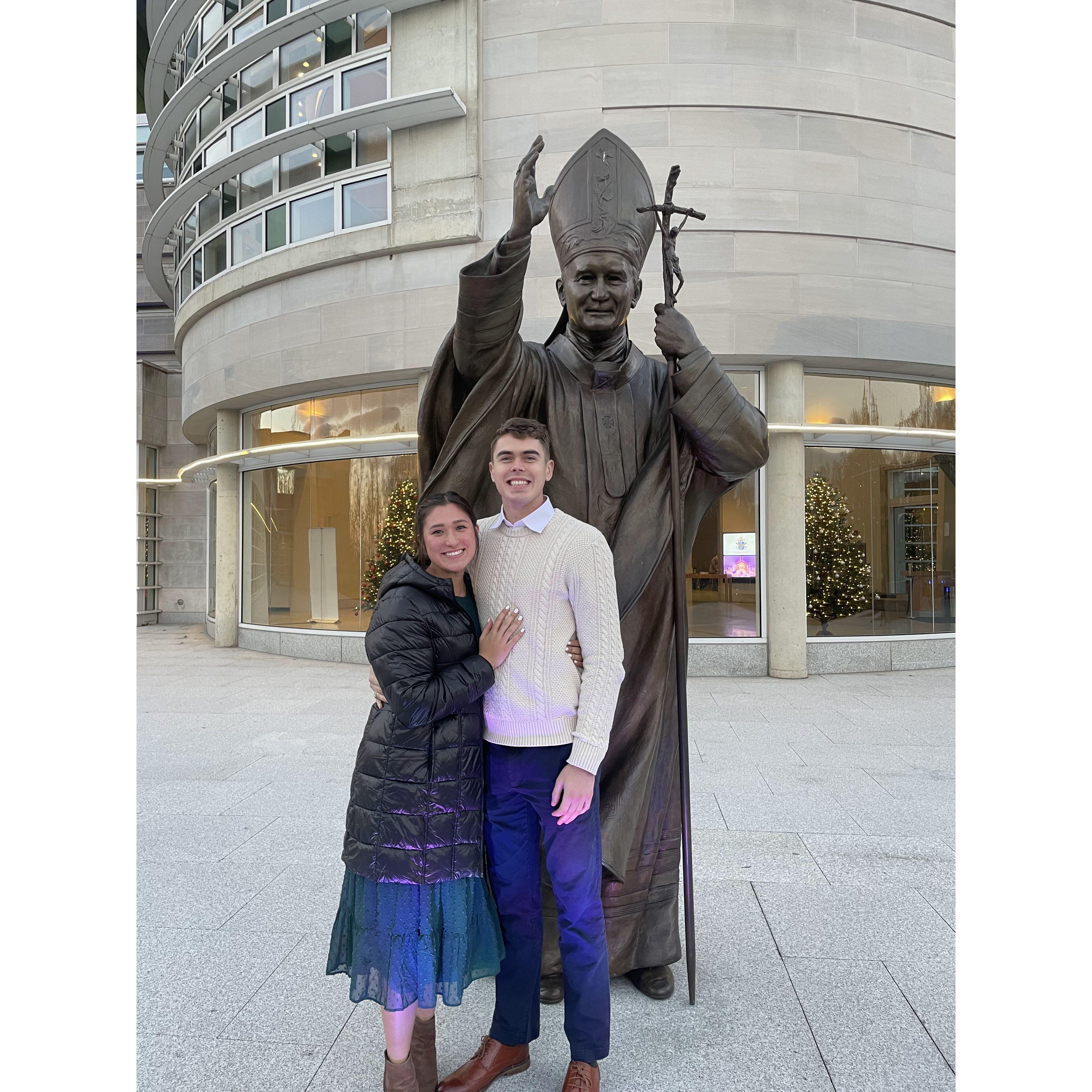 Visiting the National Shrine to Pope St. John Paul II in DC