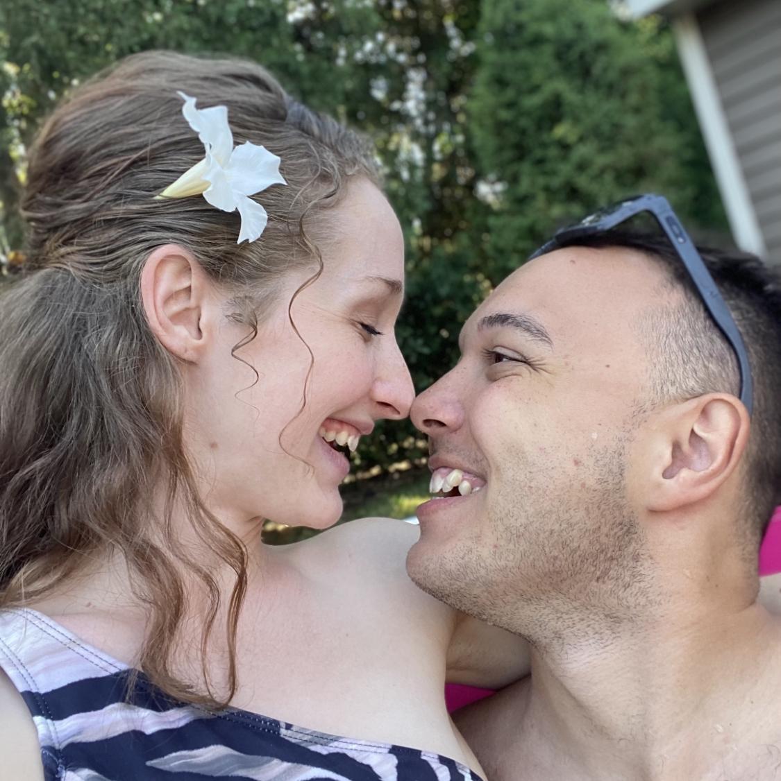 July 2021 at the pool