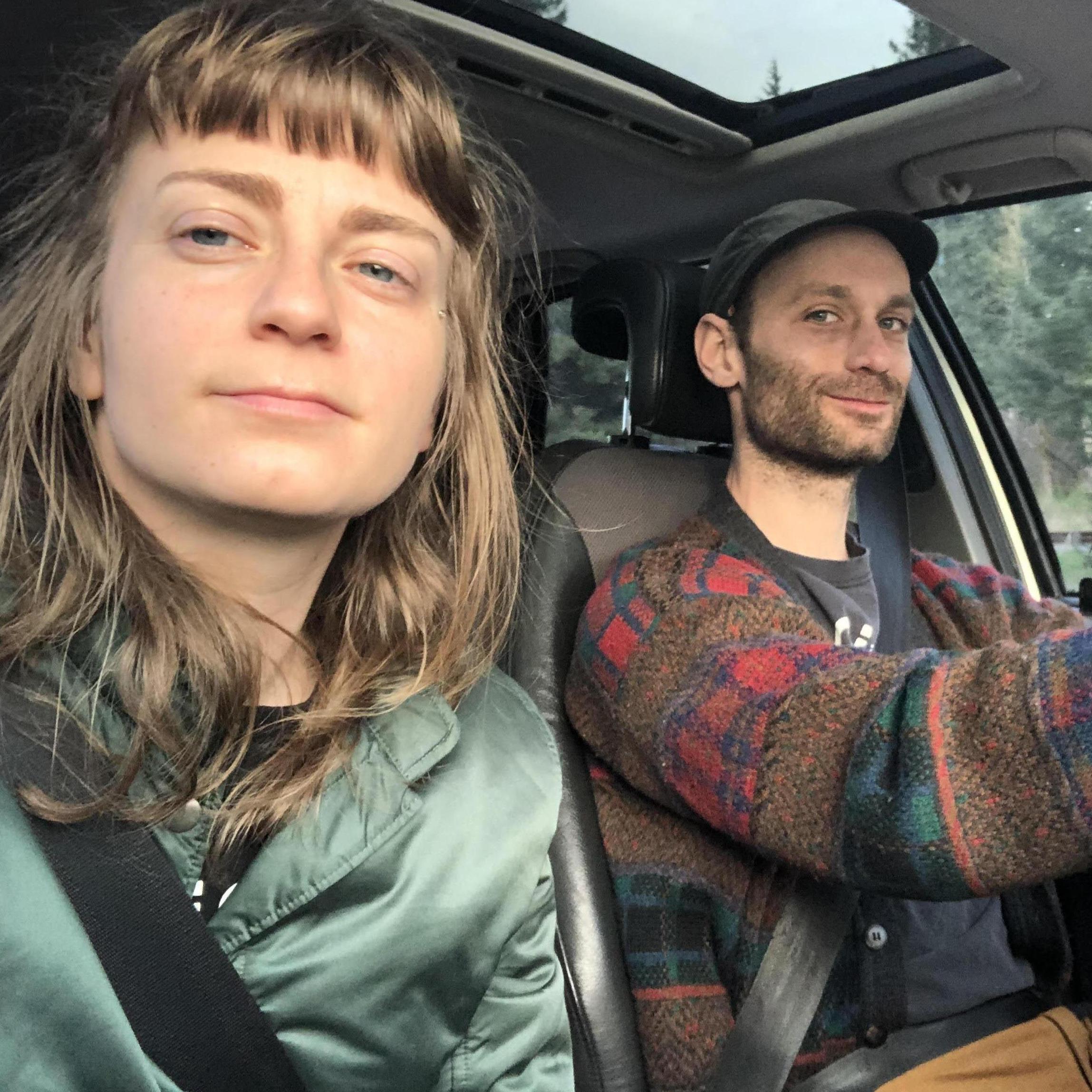 Date unknown! Driving in the Columbia River Gorge.