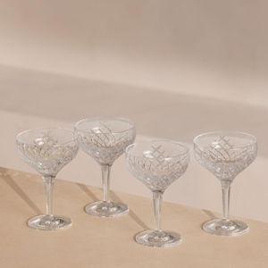 Soho Home Champagne Coupe, Set of Four