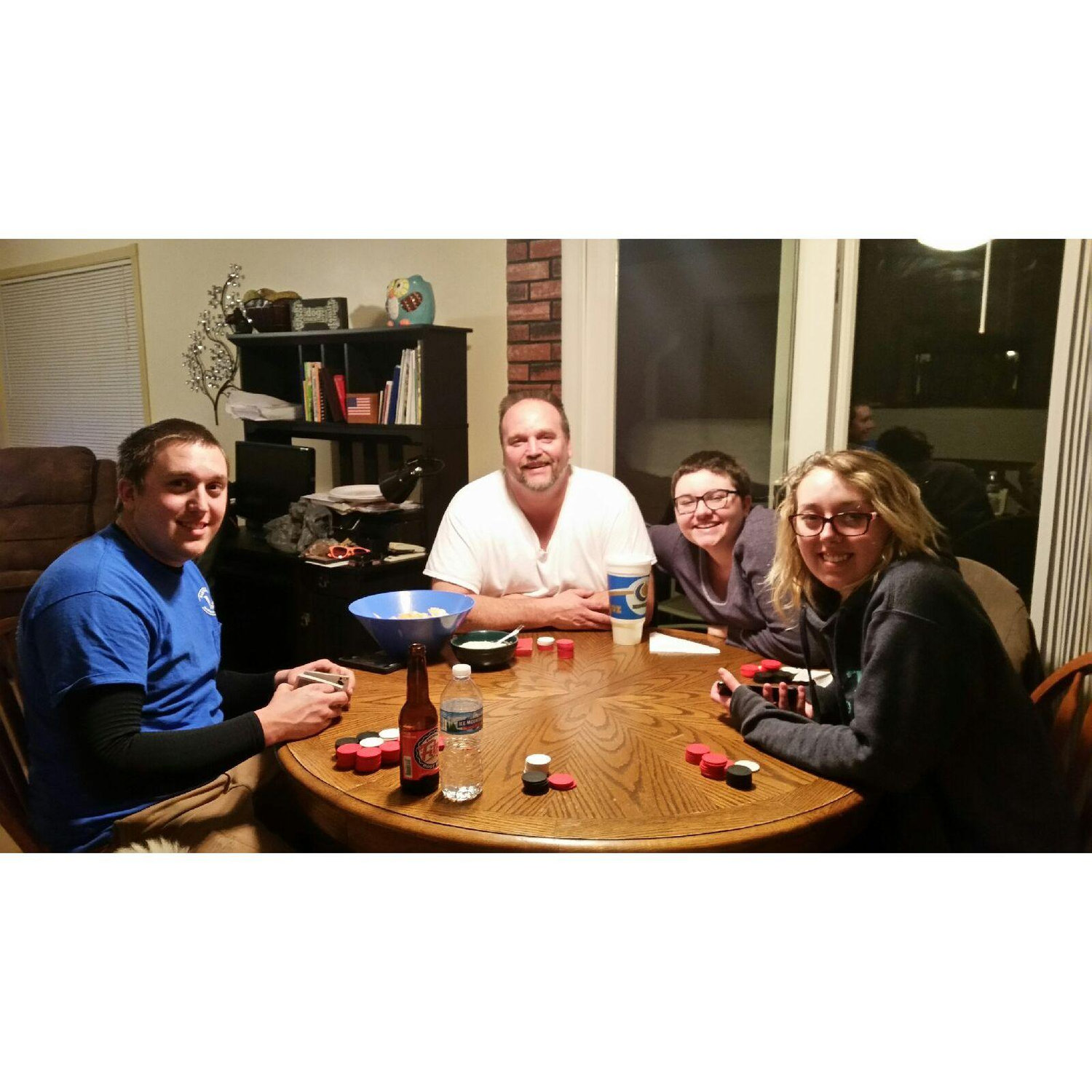 First time our kids spent time together playing cards.