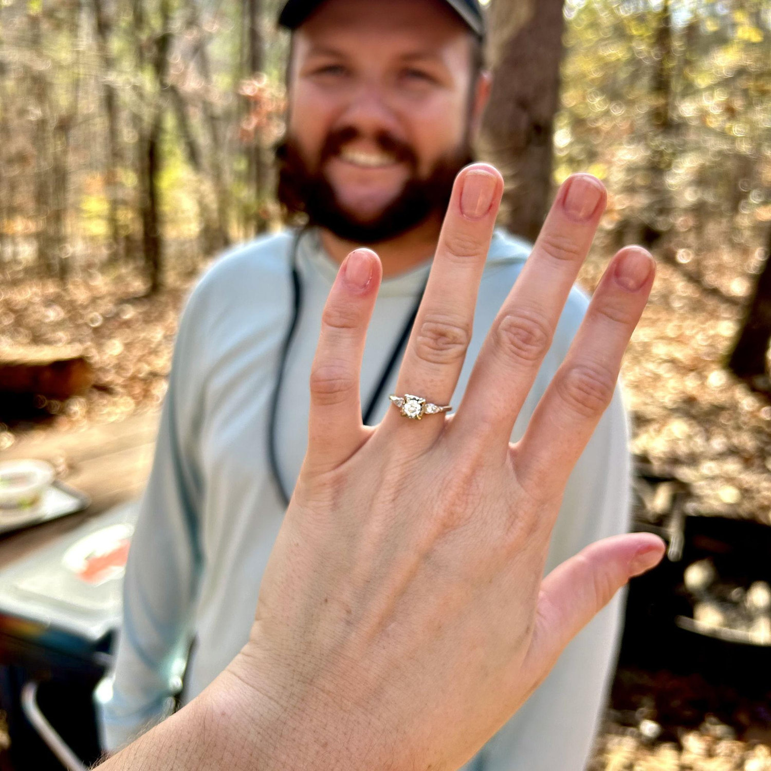 The day we got engaged! Tishomingo State Park