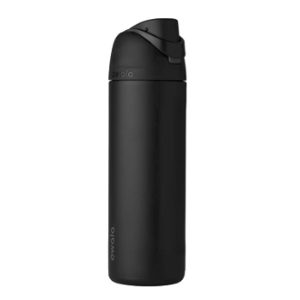 Owala FreeSip Insulated Stainless Steel Water Bottle 24 oz, Very, Very Dark