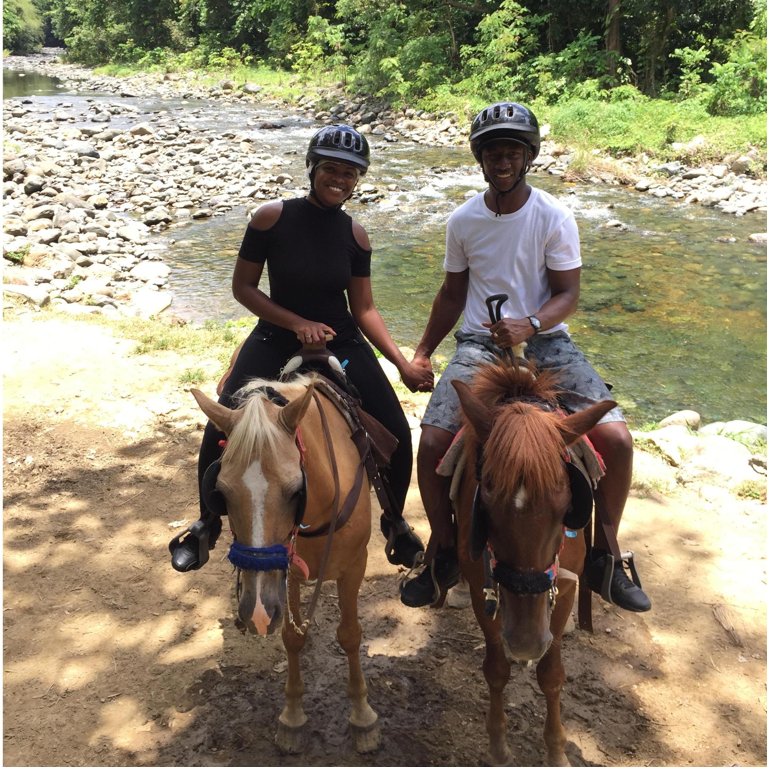 Horse back riding in Puerto Rico