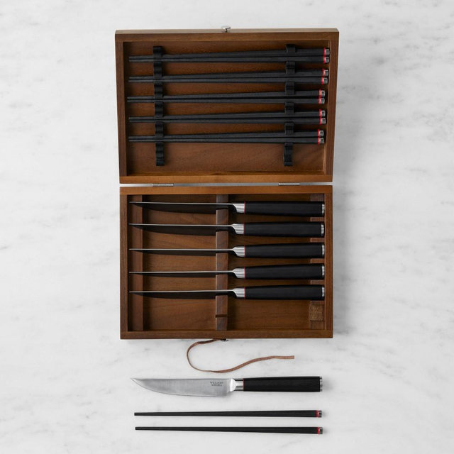 Williams Sonoma Chopsticks and Steak Knife Set of 12