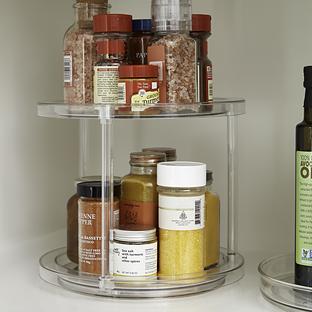 The Home Edit by iDesign 2-Tier Lazy Susan
