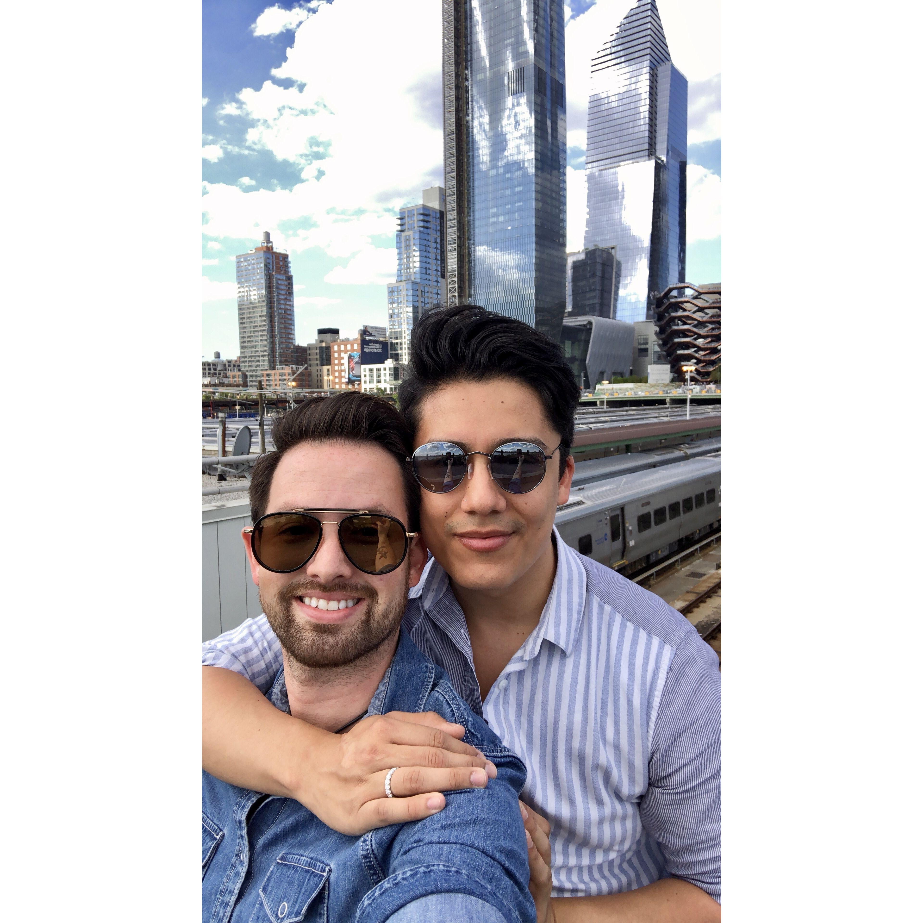 The day we got engaged. New York, NY 2019