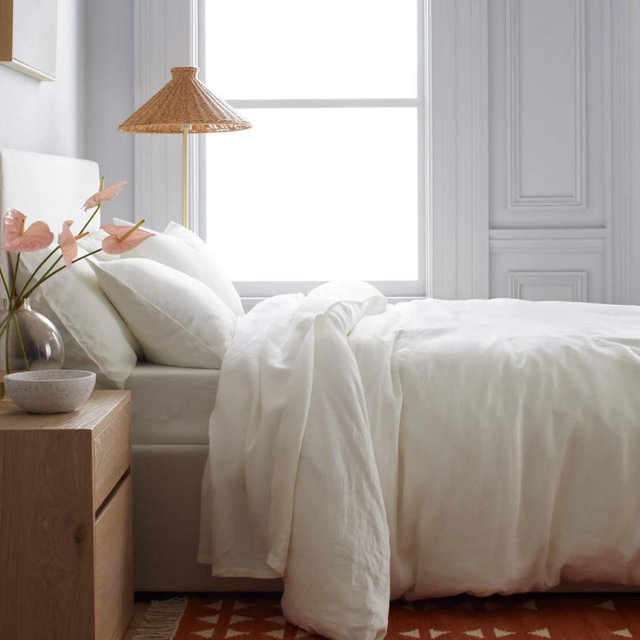 Linen -Ivory Duvet Cover | Quince