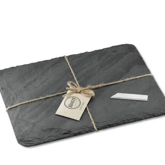 Brooklyn Slate Cheese  Board, Grey, 10" x 14"