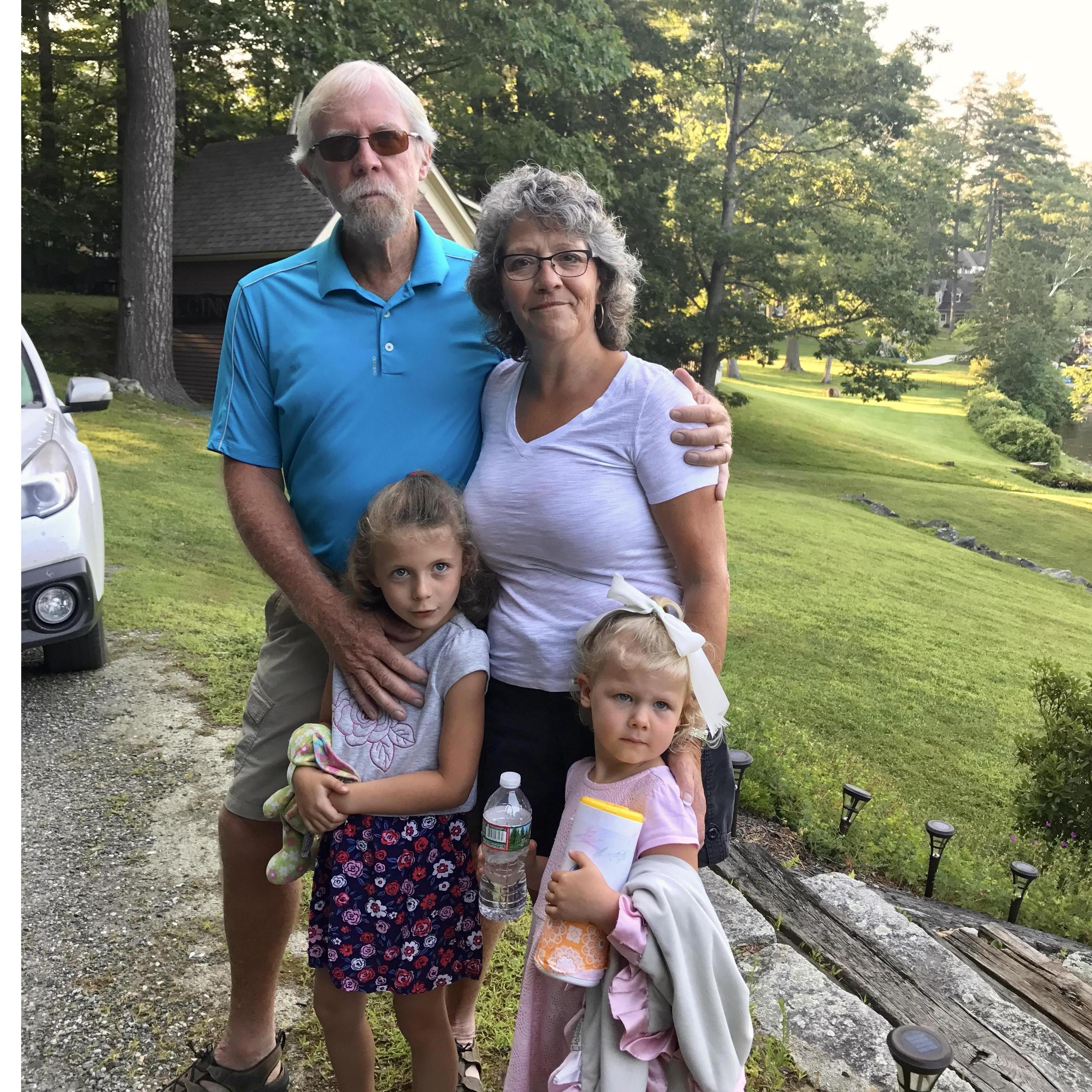 Grandpa "Fafi" and Nanny Kate McGinn 
Summer 2017 at Spofford Lake