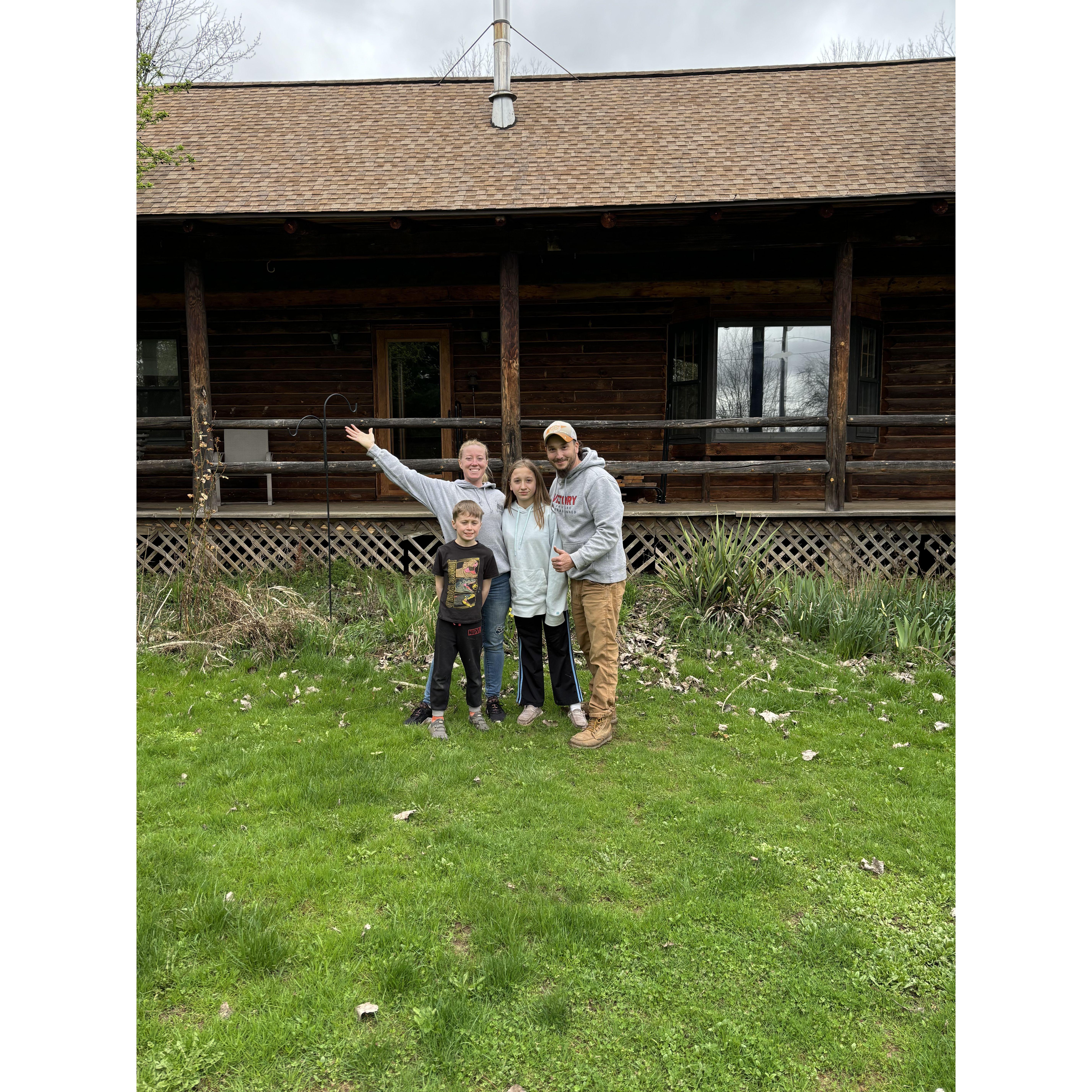 Our first house together.