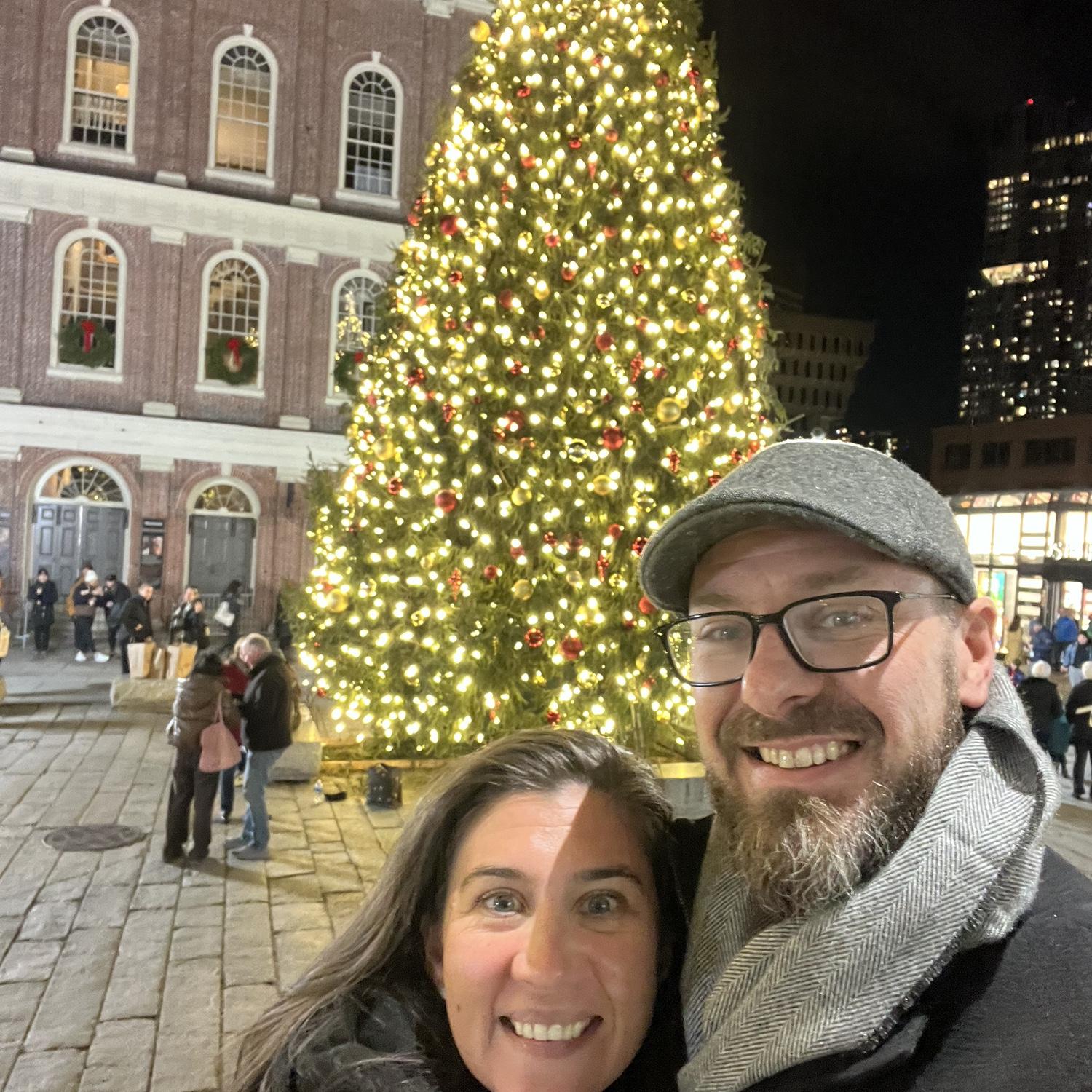 Christmas time in Boston is stunning.