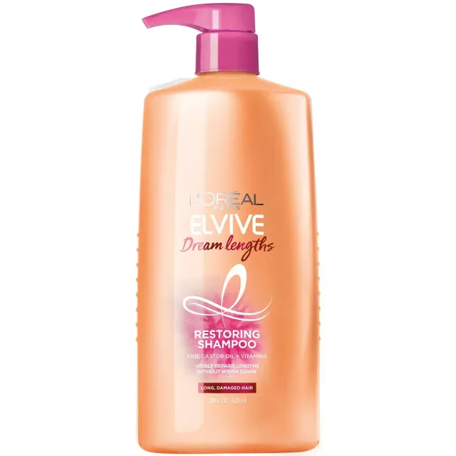 L'Oreal Paris Elvive Dream Lengths Restoring Shampoo for Long, Damaged Hair - 28 fl oz