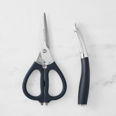 Williams Sonoma Shears & Peeler Set- Navy