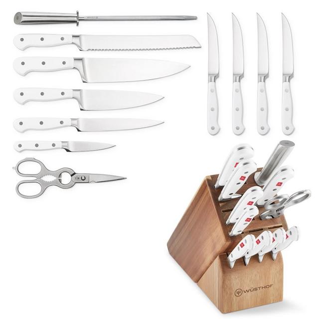 Wüsthof Classic White 12-Piece Block Set