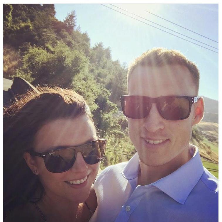 Our first wedding together in San Geronimo, CA