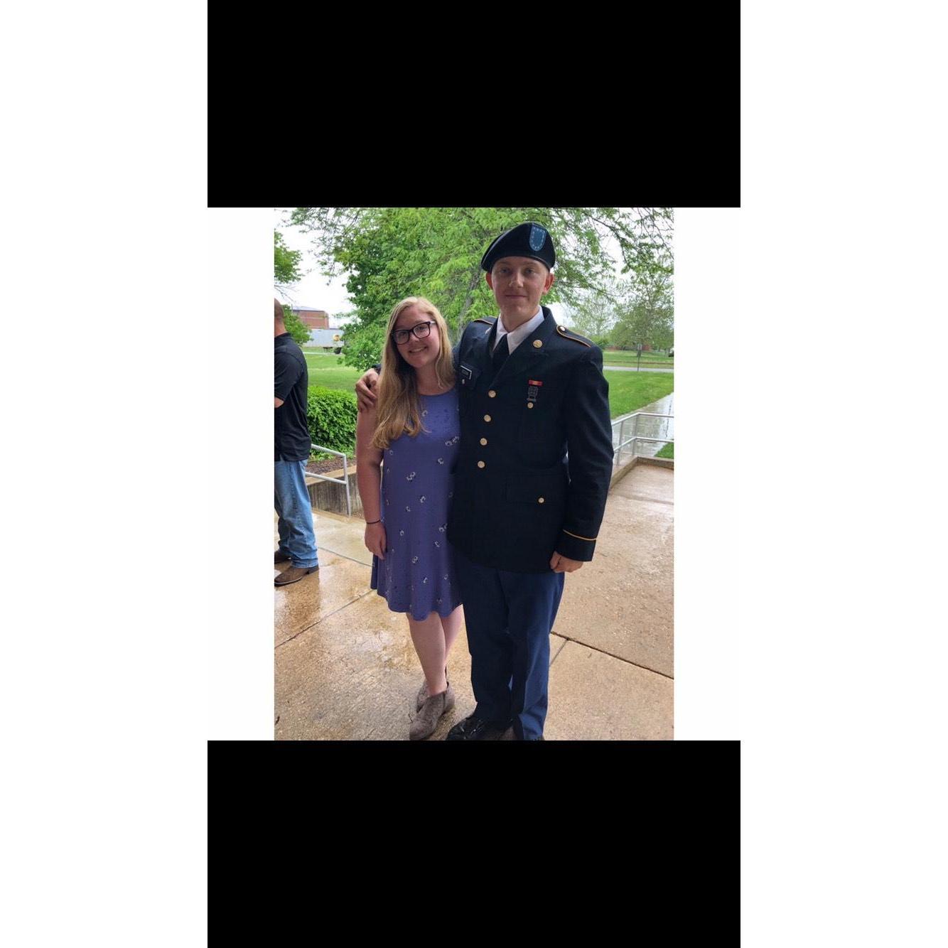 A very exciting day! The day Gavin graduated from basic training
