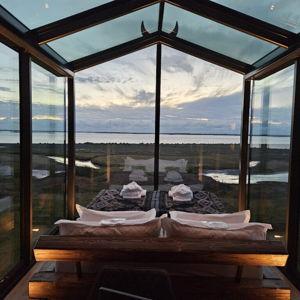 1 Night Stay in Panoramic Glass Lodge, Iceland