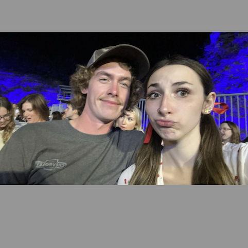 When we bought tickets to see Lana Del Rey on the drive to Nashville and still got great seats! Also our first concert together.