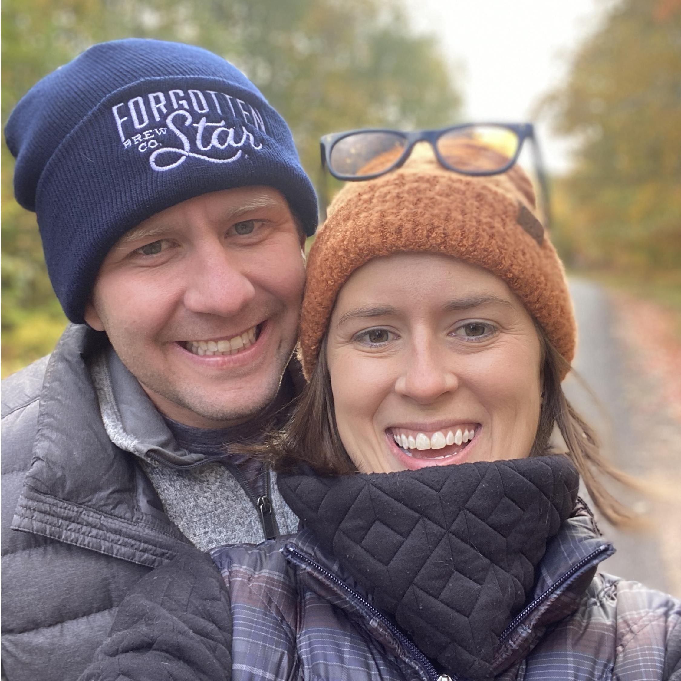 Brett and I in Bayfield last October for Applefest!