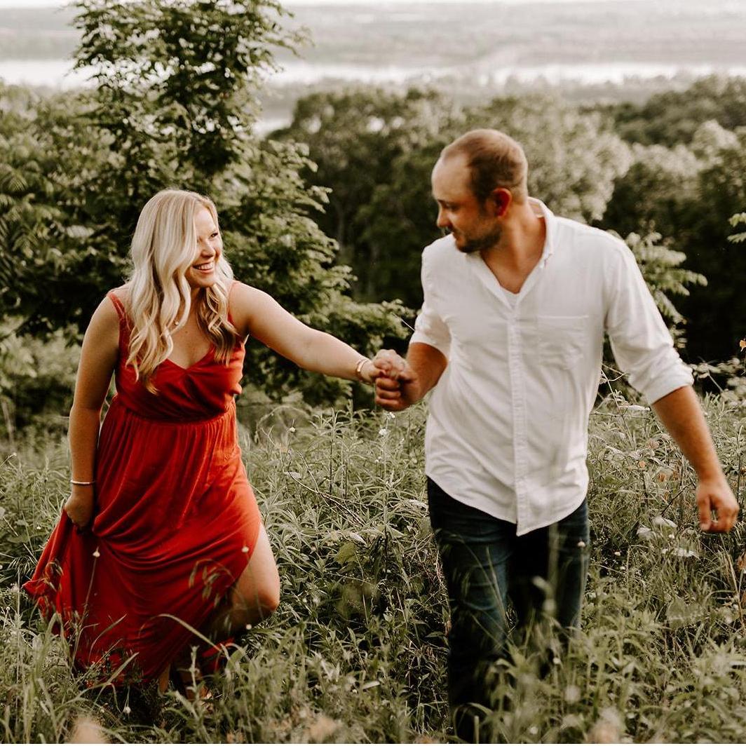 Engagement photos by Angellica Photography at Pere Marquette State Park!