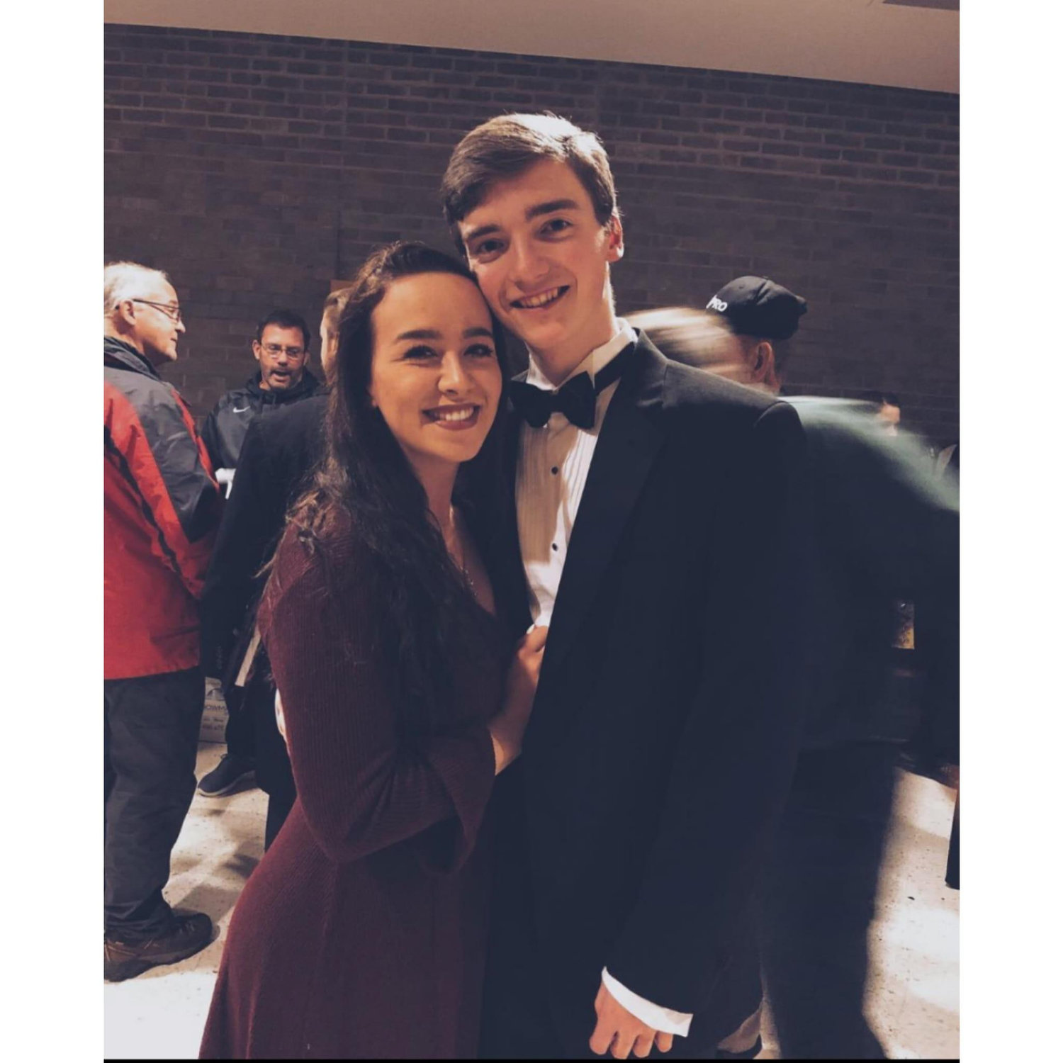 After a Singers concert in 2019. University of Maine, Orono, ME