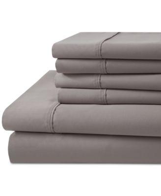 Elite Home - 1000 Thread Count 6-Pc. Queen Sheet Set