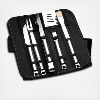 6-Piece Stainless Steel BBQ Set