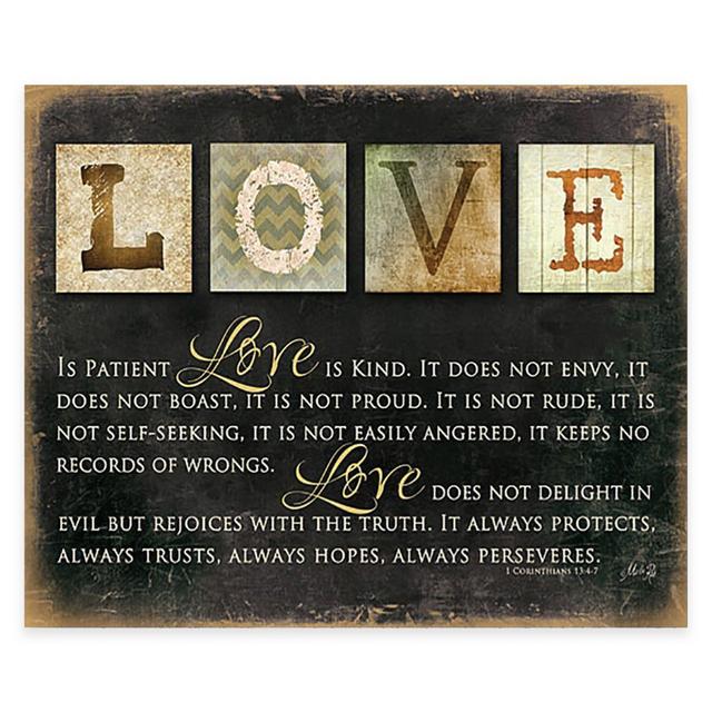 Courtside Market "Love Always" Canvas Wall Art