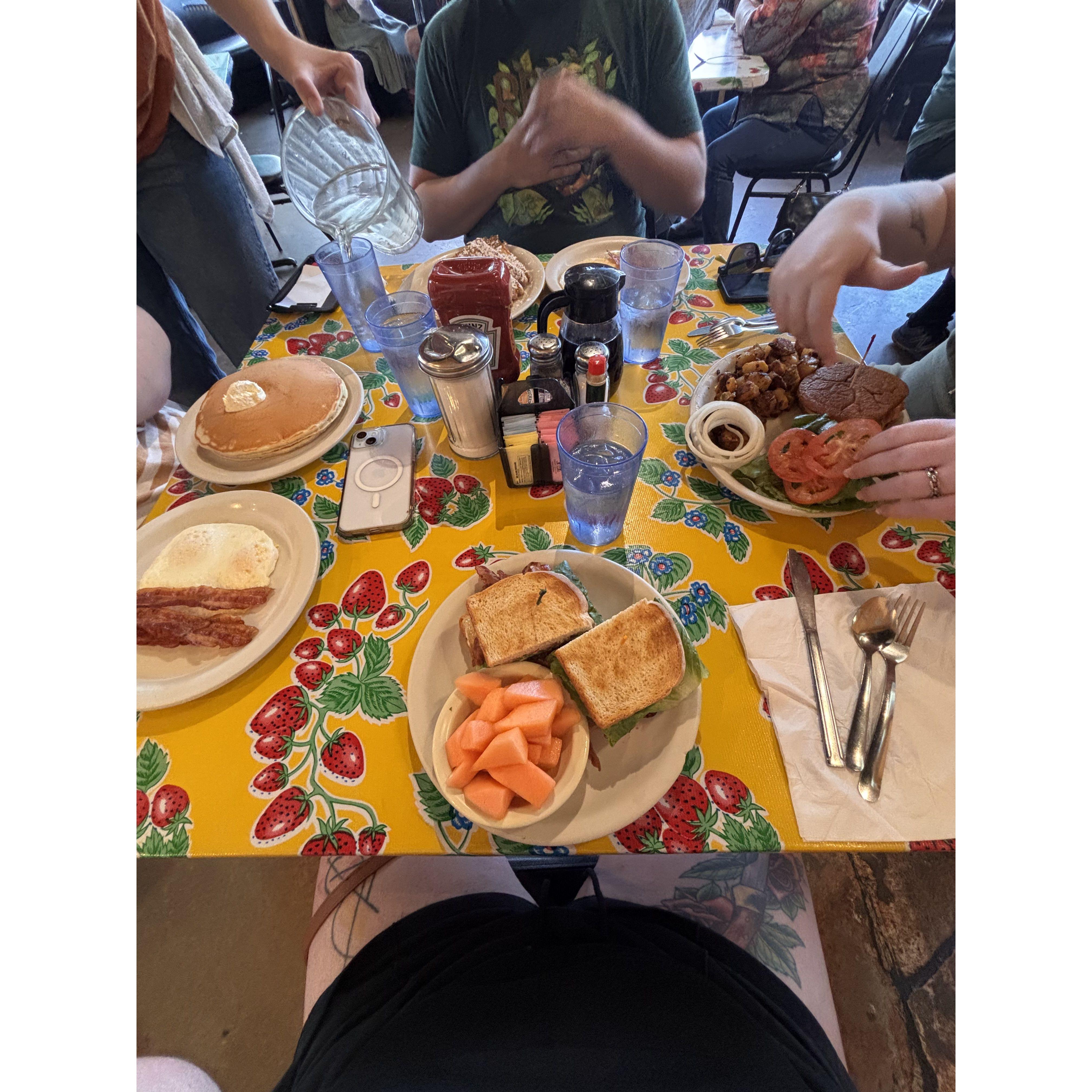 One of the yummiest brunches with Ky & Joan, our good friends who live in ATX :) -Carissa