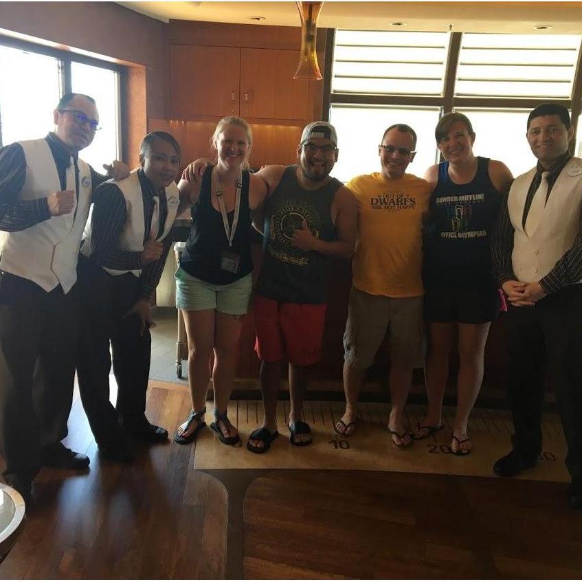 Mixology on our cruise with some amazing people!!