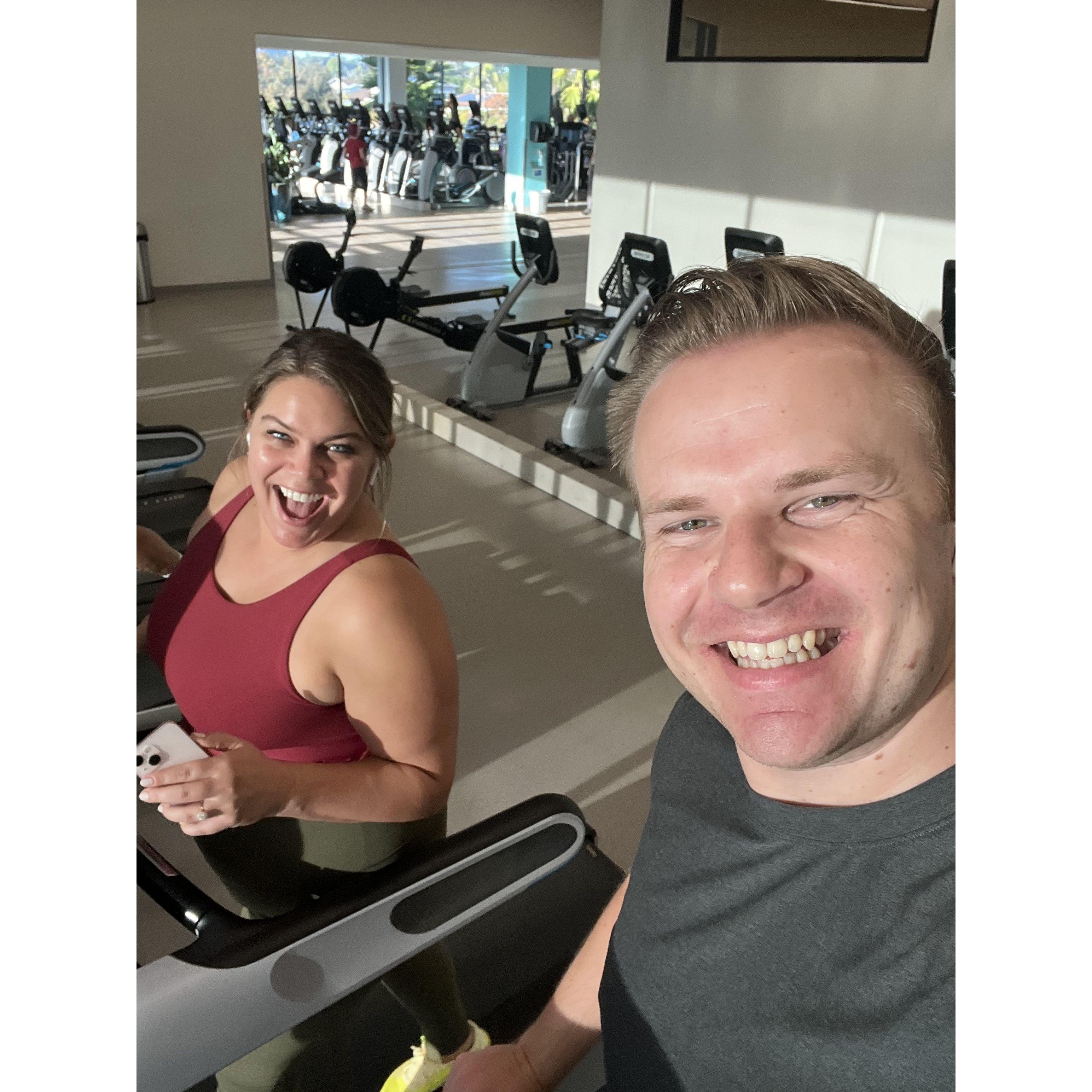 We've loved going to "The Y" together.