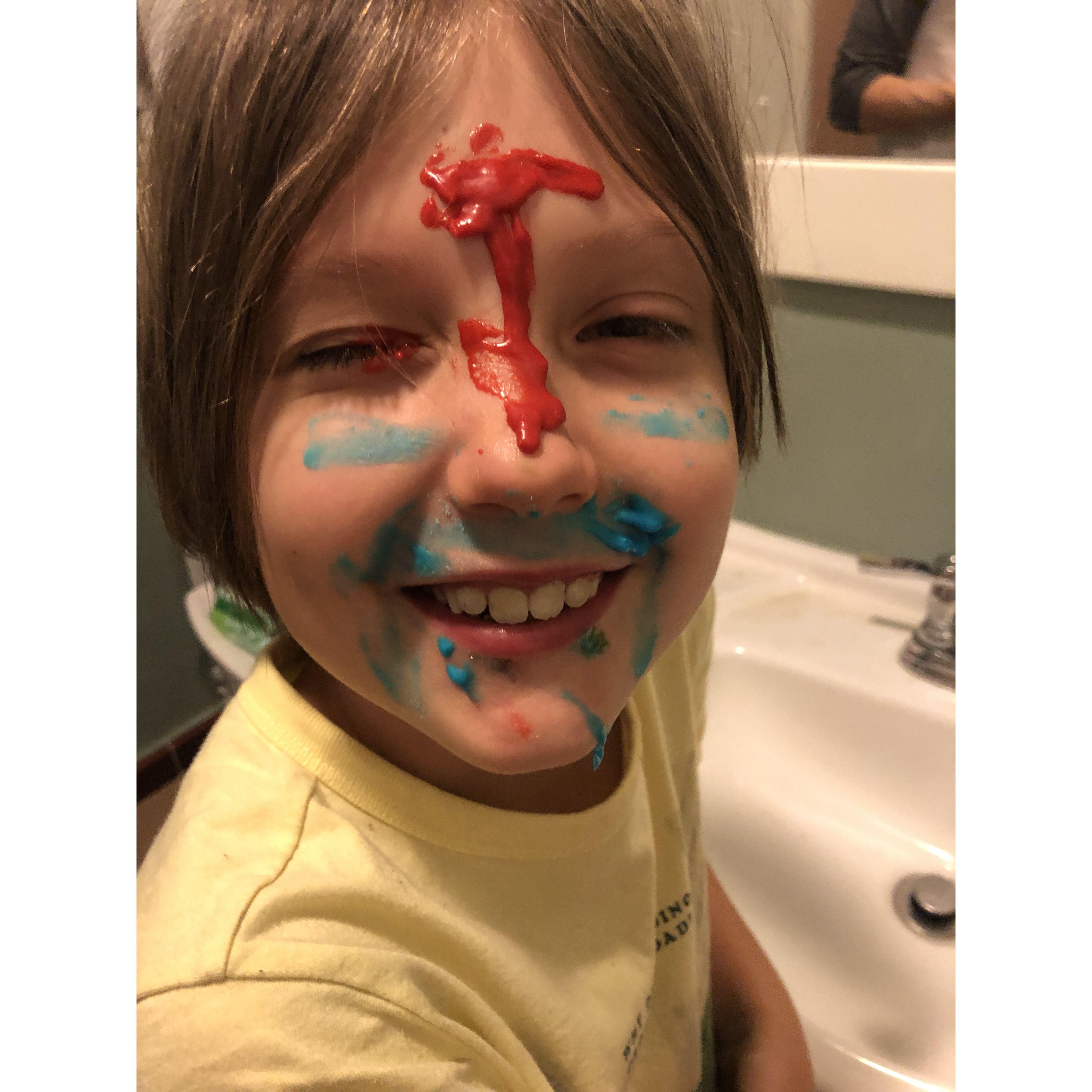 Post rice-krispie decoration fight
